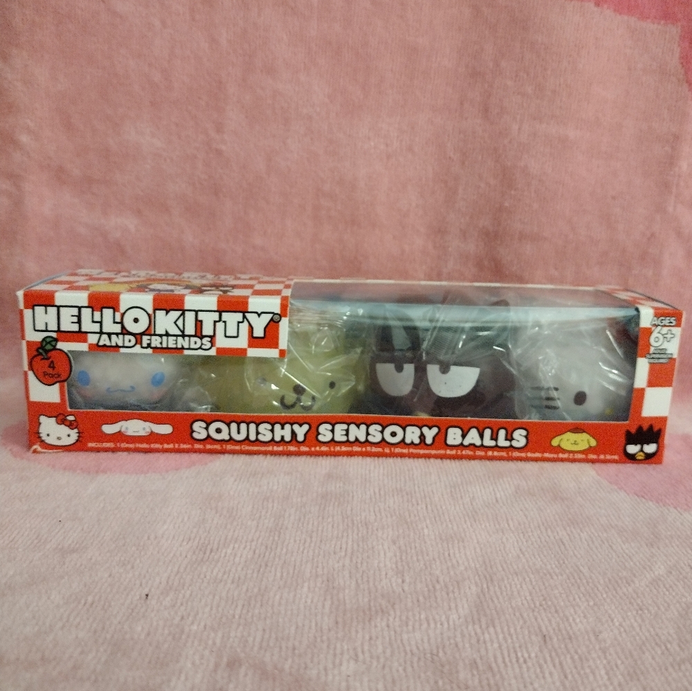 Hello Kitty Squishy Sensory Balls - Set Of 4 - Picture 5 of 10